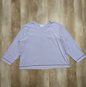 Oscar de la Renta Lavender Sweatshirt